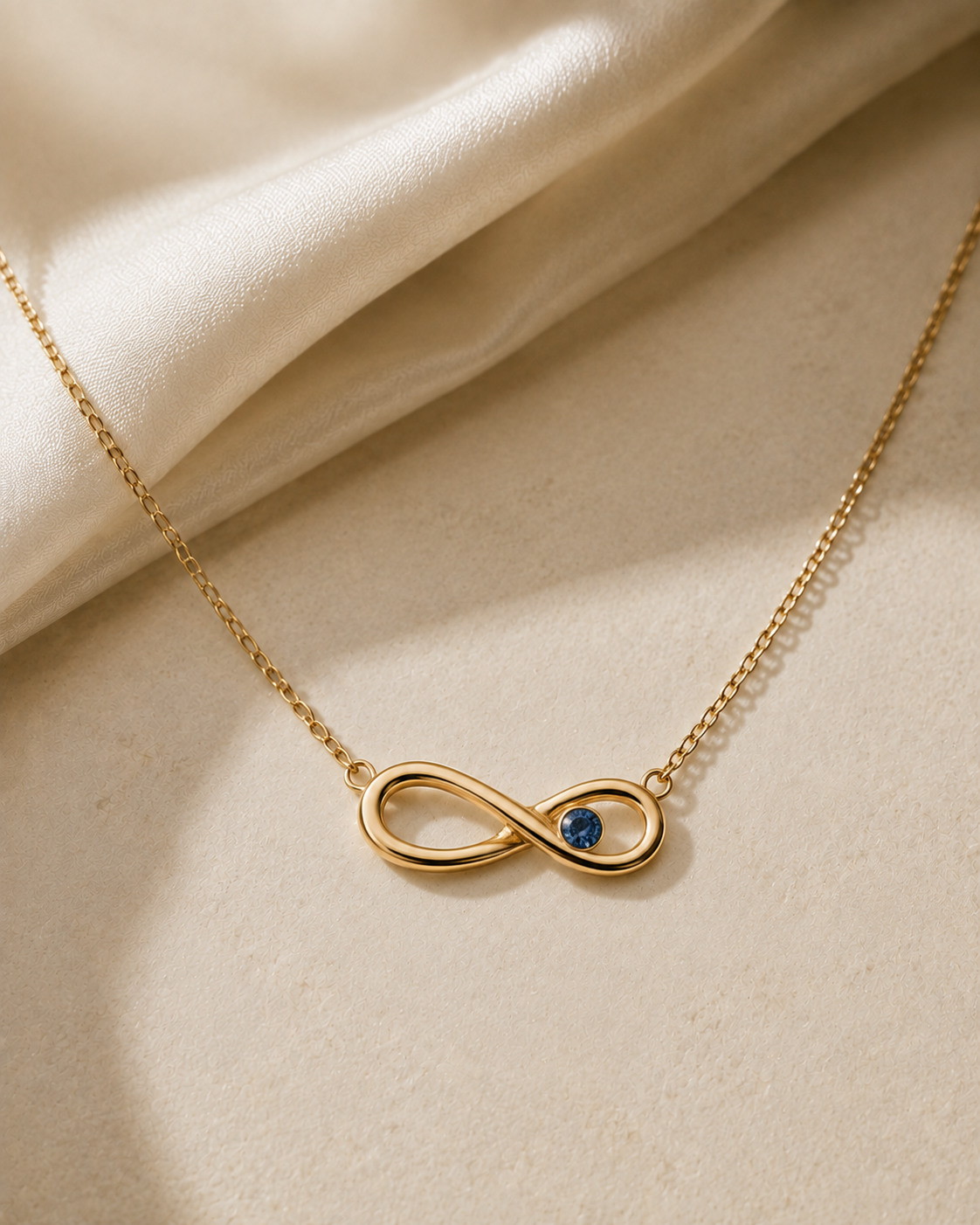 Birthstone Bond necklace with a personal stone